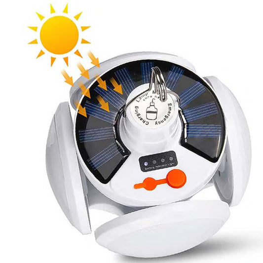 ☀️⚡ 50% KORTING! 🔋🔥 Opvouwbare zonnelamp in de vorm van een voetbal – Waterdicht, multifunctioneel & 360° verlichting! ⚽💡