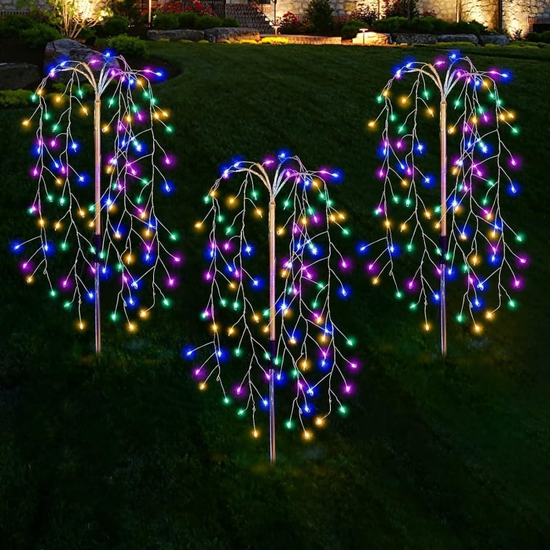 🔥🎆40% RABATT! Solar-Bodenlampe „Feuerwerk“ – dekorativ, IP55 wetterfest & 8-10h Licht für Garten & Terrasse ✨☀️