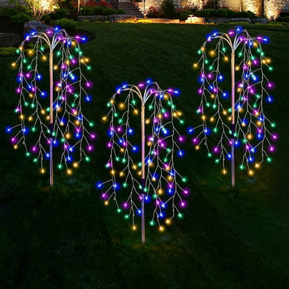 🔥🎆40% RABATT! Solar-Bodenlampe „Feuerwerk“ – dekorativ, IP55 wetterfest & 8-10h Licht für Garten & Terrasse ✨☀️
