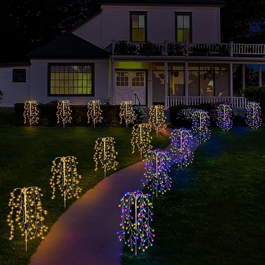 🔥🎆40% RABATT! Solar-Bodenlampe „Feuerwerk“ – dekorativ, IP55 wetterfest & 8-10h Licht für Garten & Terrasse ✨☀️