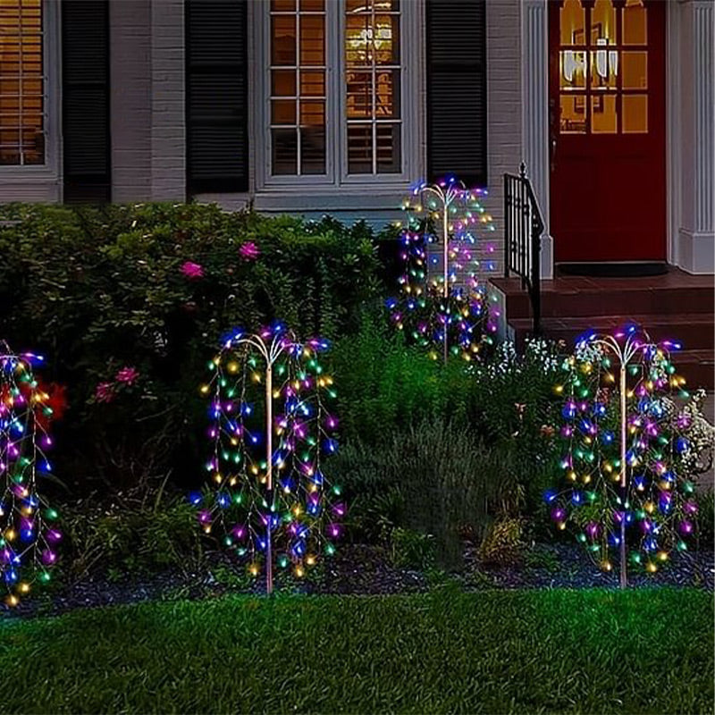 🔥🎆40% RABATT! Solar-Bodenlampe „Feuerwerk“ – dekorativ, IP55 wetterfest & 8-10h Licht für Garten & Terrasse ✨☀️