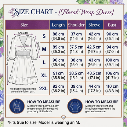 ❤️A-Linien Kleid für Damen – V-Ausschnitt, Blumenmuster, Rüschensaum – luftig & feminin – ideal für Frühling & Sommer🌷👗