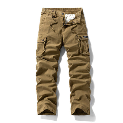 👖40% Rabatt!⚡Herren-Taktik-Arbeitshosen – gerade geschnitten, atmungsaktives hochwertiges Baumwollmaterial, praktische Taschen 🎒