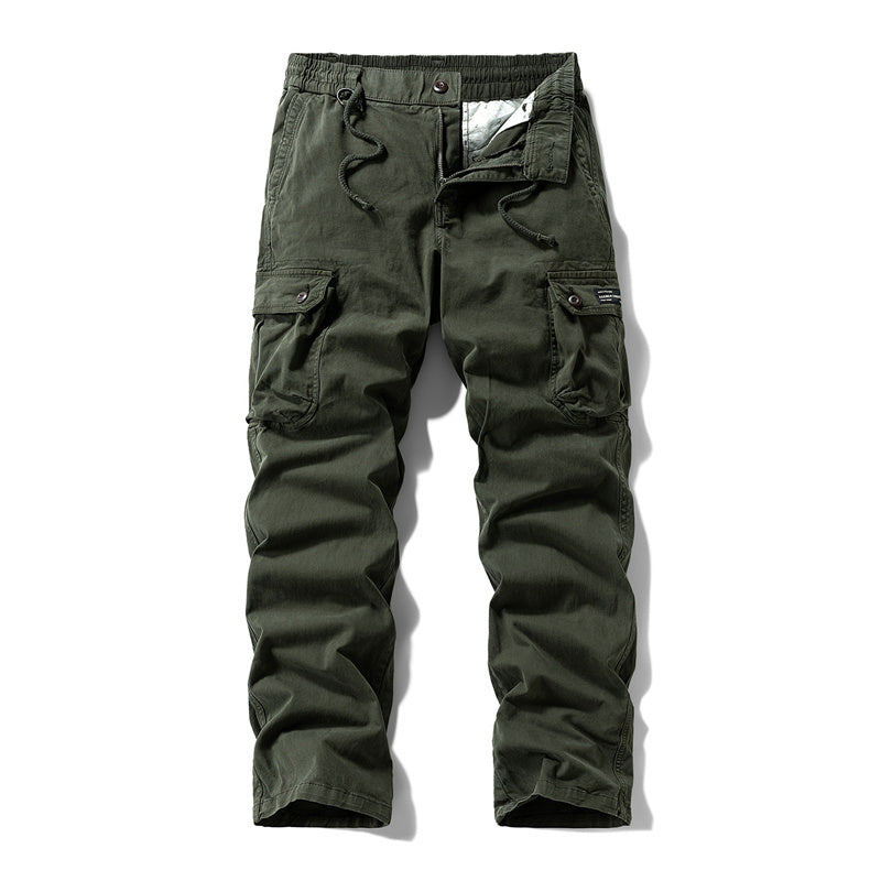 👖40% Rabatt!⚡Herren-Taktik-Arbeitshosen – gerade geschnitten, atmungsaktives hochwertiges Baumwollmaterial, praktische Taschen 🎒