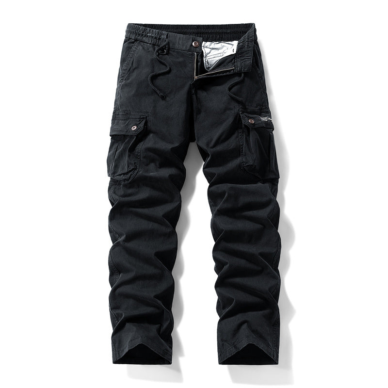 👖40% Rabatt!⚡Herren-Taktik-Arbeitshosen – gerade geschnitten, atmungsaktives hochwertiges Baumwollmaterial, praktische Taschen 🎒