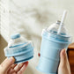 🥤 Bespaar 50%! 🧊 2‑in‑1 siliconen ijsbeker – XL ijsballen, rietje & BPA‑vrij ✨