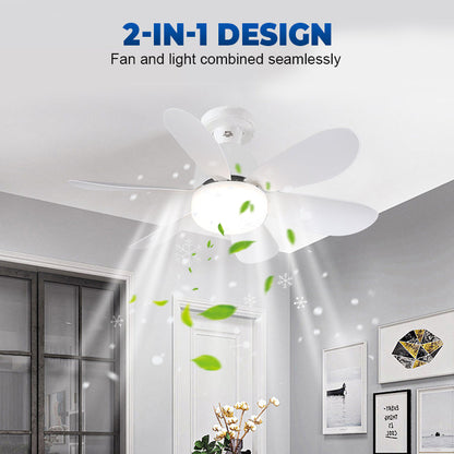 🔥LETZTER TAG – 50 % RABATT🌬️ 2-in-1-Deckenventilator mit Fernbedienung und LED-Beleuchtung – energieeffizient, leiser Motor und ideal für den Wohnkomfort 🏠