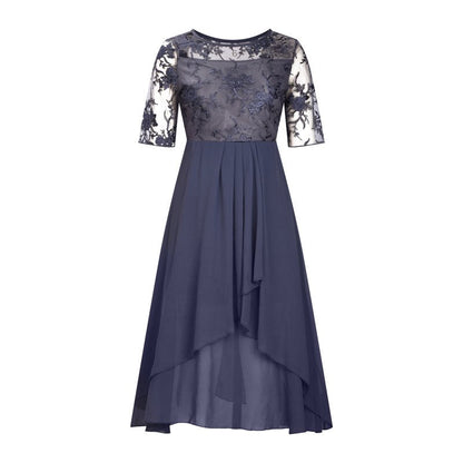 💖NEUHEIT – LIMITIERTES ANGEBOT💖 Elegantes Cocktailkleid mit Stickerei und fließendem Rock