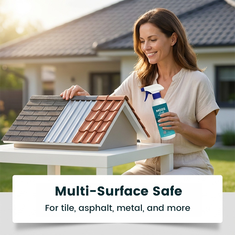🌧️🏠 50% RABATT! Moos- und Algenreiniger-Spray für verschiedene Dachflächen – Aufsprühen, abspülen und strahlend sauber! Schonend zu Pflanzen, für ein sauberes Dach in wenigen Minuten. ✨