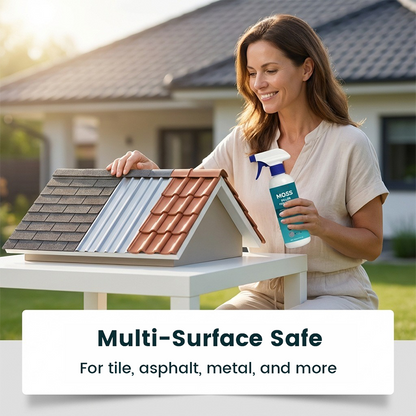🌧️🏠 50% RABATT! Moos- und Algenreiniger-Spray für verschiedene Dachflächen – Aufsprühen, abspülen und strahlend sauber! Schonend zu Pflanzen, für ein sauberes Dach in wenigen Minuten. ✨