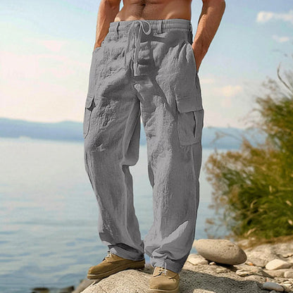 🔥Solange der Vorrat reicht 49 % Rabatt!🎉Lässiger Komfort: Cargo-Hose aus Baumwolle & Leinen 🌿✨