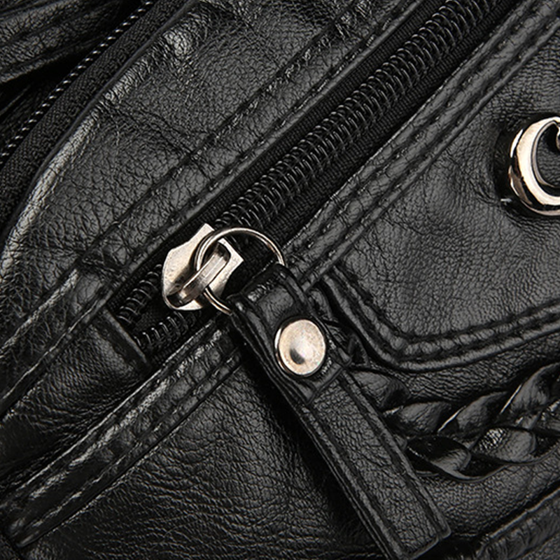 Damen Crossbody-Tasche aus weichem PU-Leder – mit mehreren Fächern – leicht, praktisch & vielseitig – ideal für Alltag & Reisen👜✨