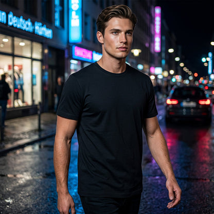 Herren Classic T-Shirt mit Rundhalsausschnitt – bequem, atmungsaktiv & vielseitig