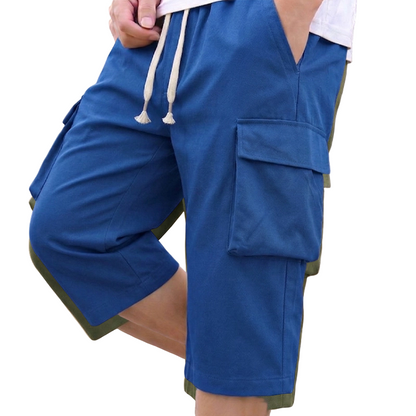 ⌛ Nur noch 1 Woche – 50 % auf alles + kostenloser Versand! ⏰Herren Cargo-Capri-Shorts mit Kordelzug – bequem, vielseitig & strapazierfähig