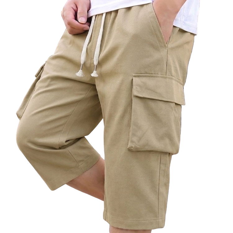 ⌛ Nur noch 1 Woche – 50 % auf alles + kostenloser Versand! ⏰Herren Cargo-Capri-Shorts mit Kordelzug – bequem, vielseitig & strapazierfähig