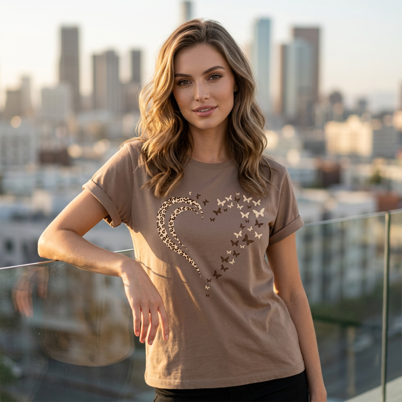 👚 50% RABATT! ✨ Lässiges Damen-Oberteil mit Kurzarm und Print – Bunter Look, weicher Stoff & perfekt für Sommer, Strand oder Freizeit – leicht kombinierbar 🌸