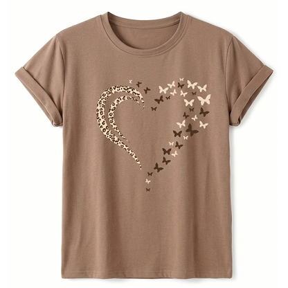 👚 50% RABATT! ✨ Lässiges Damen-Oberteil mit Kurzarm und Print – Bunter Look, weicher Stoff & perfekt für Sommer, Strand oder Freizeit – leicht kombinierbar 🌸