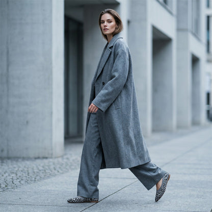 🌞NEU: Sommerkollektion mit bis zu 50% Rabatt 🛍️Damen Leopardenmuster-Schuhe – spitz zulaufend, flacher Absatz
