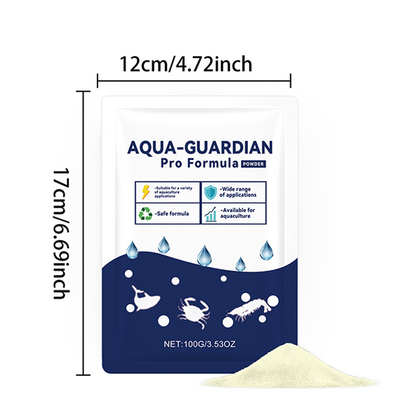 😍KAUFE 2, ERHALTE 1 GRATIS!💧 Aqua-Guardian Pro Formula Wasseraufbereiter – Macht trübes Wasser in wenigen Minuten klar, ist für Fische unbedenklich – für Süß- und Salzwasser geeignet 🐠