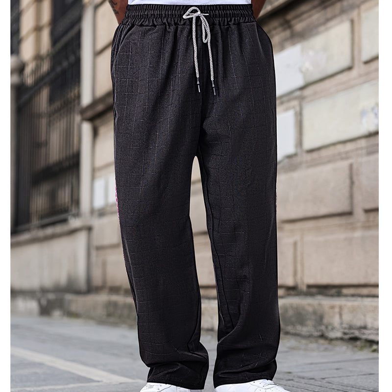 🌞NEU: Sommerkollektion mit bis zu 50% Rabatt 🛍️Weite Herren Freizeithose mit Karomuster – bequem, atmungsaktiv & vielseitig