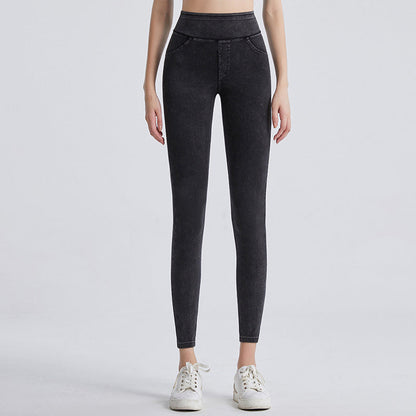 🌞NEU: Sommerkollektion mit bis zu 50% Rabatt 🛍️Damen Sportleggings im Jeans-Look – hochtailliert, poformernd & mit Taschen – elastisch, bequem & vielseitig
