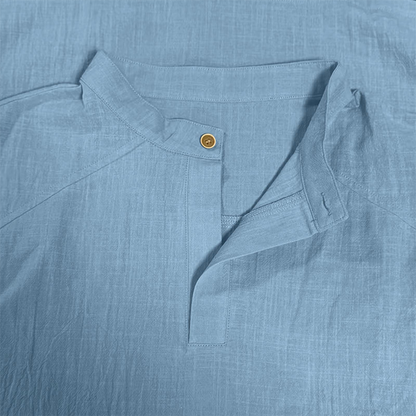 ✨🩳 Einfarbiges Kurzarm-T-Shirt für Herren 👔
