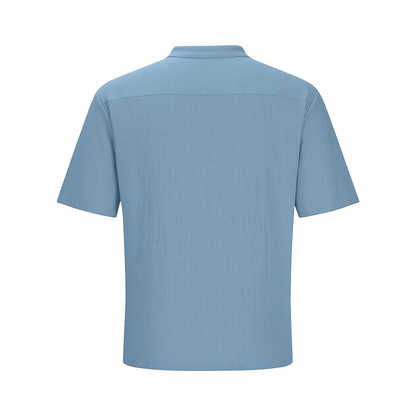 ✨🩳 Einfarbiges Kurzarm-T-Shirt für Herren 👔
