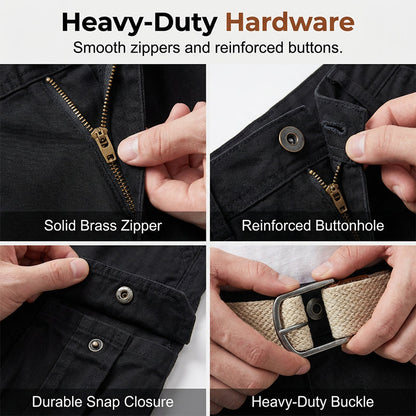 Herren taktische Arbeits-Shorts – knielang, strapazierfähig & vielseitig – ideal für Handwerk, Outdoor & Sicherheitsdienste
