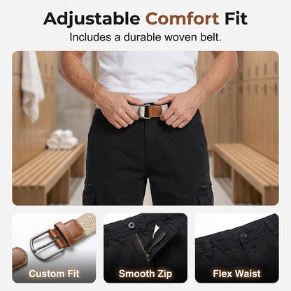 Herren taktische Arbeits-Shorts – knielang, strapazierfähig & vielseitig – ideal für Handwerk, Outdoor & Sicherheitsdienste