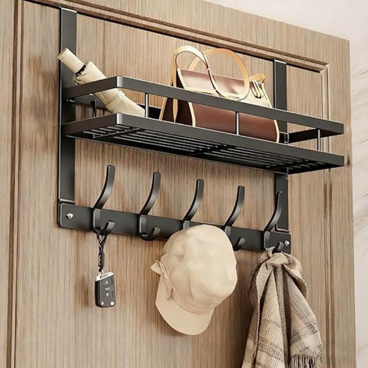 🚪 Bespaar 50%! 🧺 Deurhaken en mand – ruimtebesparend en eenvoudig te monteren ✨