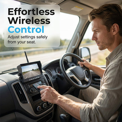 📺 LIMITIERTES ANGEBOT 50% RABATT! ✨ 7-Zoll Rückfahrkamera Set – Wireless, HD, Universal 🚐