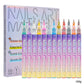 🔥Laatste Dag Promotie 50% KORTING🔥✨12 Kleuren Nail Art Pennenset