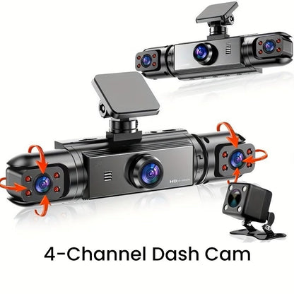 🔥50 % Rabatt 🚘🎥360°-Dashcam mit 1080P HD-Aufnahme – lückenlose Überwachung für Ihr Fahrzeug
