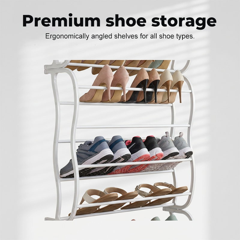 👟 Schuhregal zum Aufhängen an der Tür – 24 Fächer & werkzeuglose Montage – Passend für Standardtüren, Platz für bis zu 24 Paar Schuhe – ideal für den Eingangsbereich oder den Kleiderschrank 🚪✨