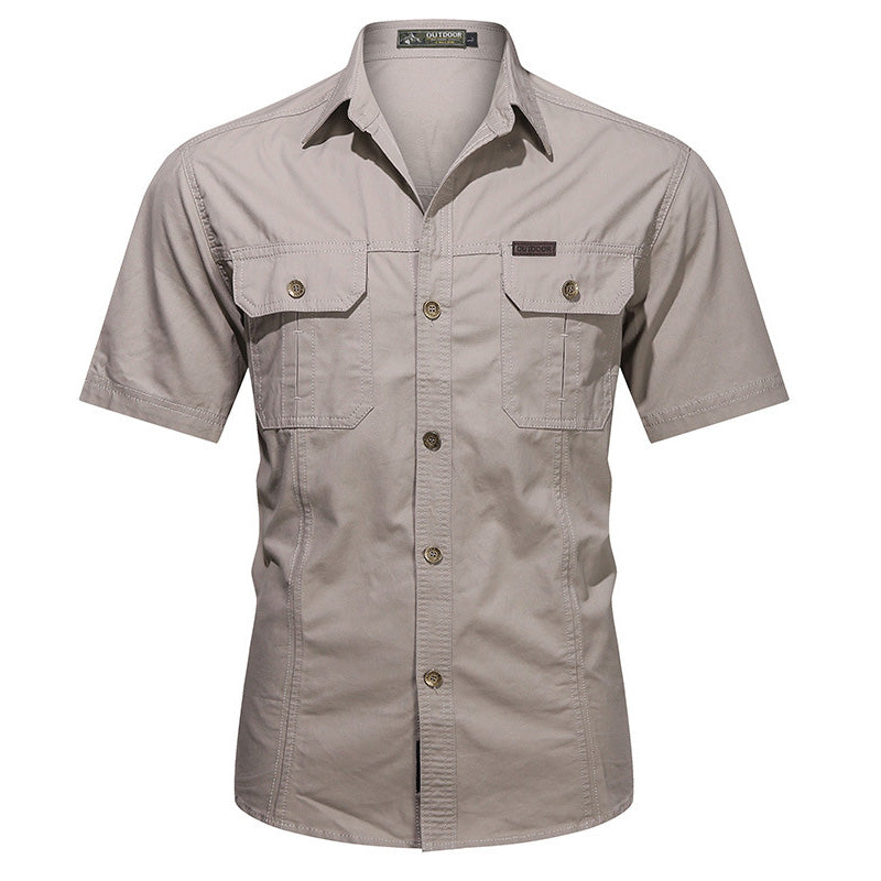 💥 Zeitlich begrenztes Angebot: 40 % Rabatt 👕 Taktisches Kurzarmhemd für Herren – Elegant, praktisch und vielseitig kombinierbar ✨