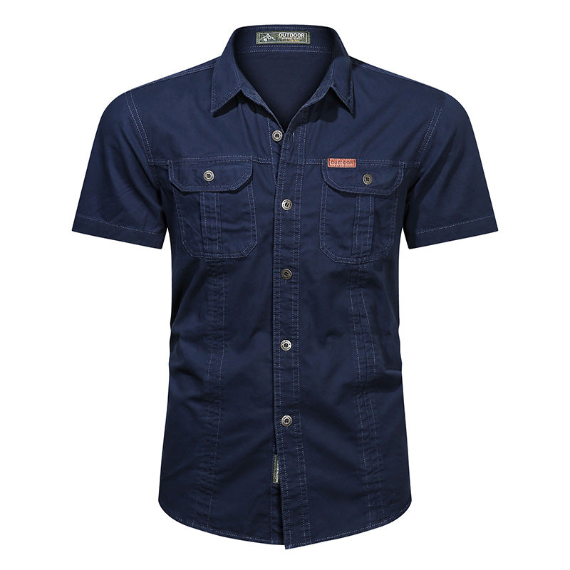 💥 Zeitlich begrenztes Angebot: 40 % Rabatt 👕 Taktisches Kurzarmhemd für Herren – Elegant, praktisch und vielseitig kombinierbar ✨
