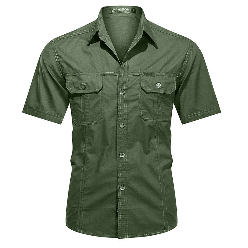💥 Zeitlich begrenztes Angebot: 40 % Rabatt 👕 Taktisches Kurzarmhemd für Herren – Elegant, praktisch und vielseitig kombinierbar ✨