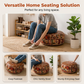 🏠🔥【50% Korting】2-in-1 Opbergpoef | Zelf te Vullen | Bohemian Design✨