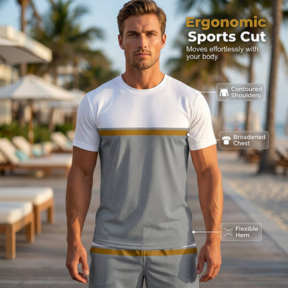 🛍️ Leichtes Freizeit-Outfit für Herren – 50 % reduziert, schnelltrocknend & elastisch, ideal für Fitness, Laufen & entspannte Tage