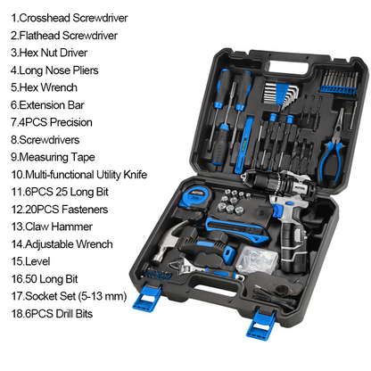 🔩Akku-Bohrschrauber-Set