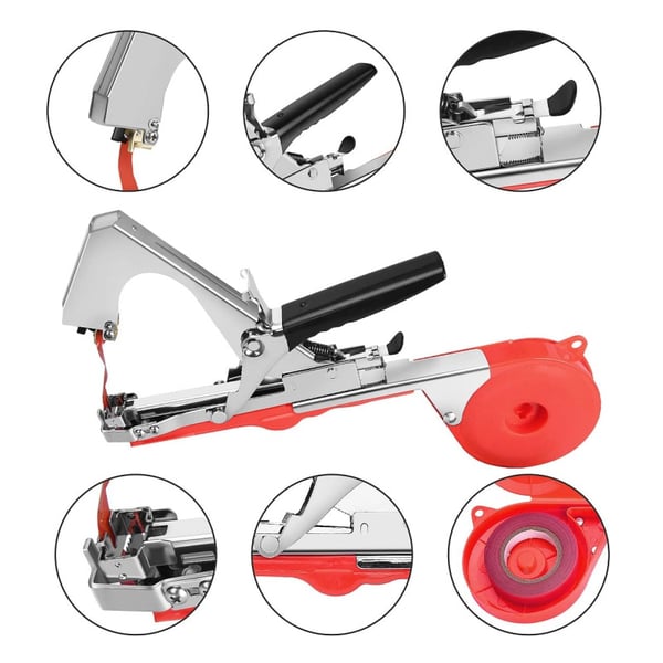 🍇 50% RABATT! ✂️ Reb- & Pflanzenbinder für Obstbäume, Wein & Gemüse – Handliches Bindegerät für Gewächshaus & Garten – Spart Zeit & Material – ideal für Tomaten, Weinreben oder Kletterpflanzen 🌿