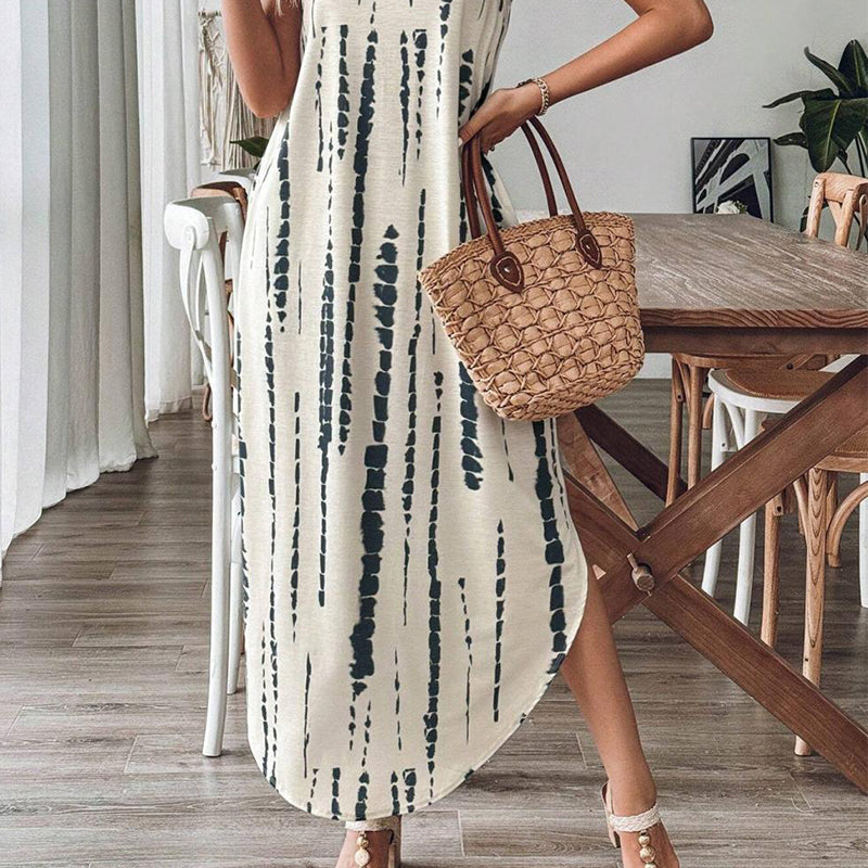 👗Women's Elegant Sleeveless V-Neck Maxi Dress✨