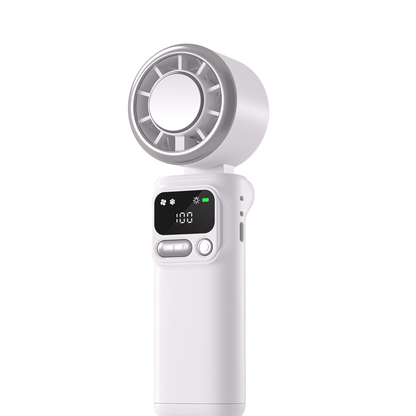 ❄️ Tragbarer Klima-Ventilator – mit Kühlpad für erfrischende Kälte, 3 Geschwindigkeitsstufen & wiederaufladbarer Akku, perfekt für Camping & Strand🌬️