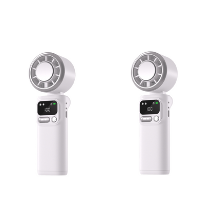 ❄️ Tragbarer Klima-Ventilator – mit Kühlpad für erfrischende Kälte, 3 Geschwindigkeitsstufen & wiederaufladbarer Akku, perfekt für Camping & Strand🌬️