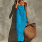 Casual effen slipdress voor dames