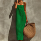 Casual effen slipdress voor dames