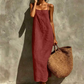 Casual effen slipdress voor dames