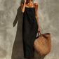 Casual effen slipdress voor dames