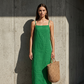 Casual effen slipdress voor dames