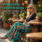 🌸 40% OFF NOW! 🌸Women's Smocked High-Waist Wide-Leg Trousers 👖 Cinched Comfort, Flowing Freedom